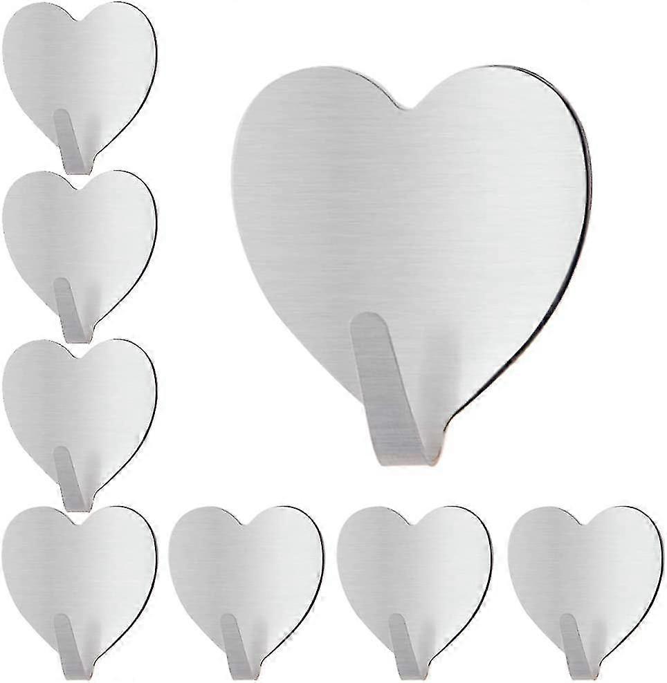 20 pieces of heart-shaped hooks, wall hook hangers