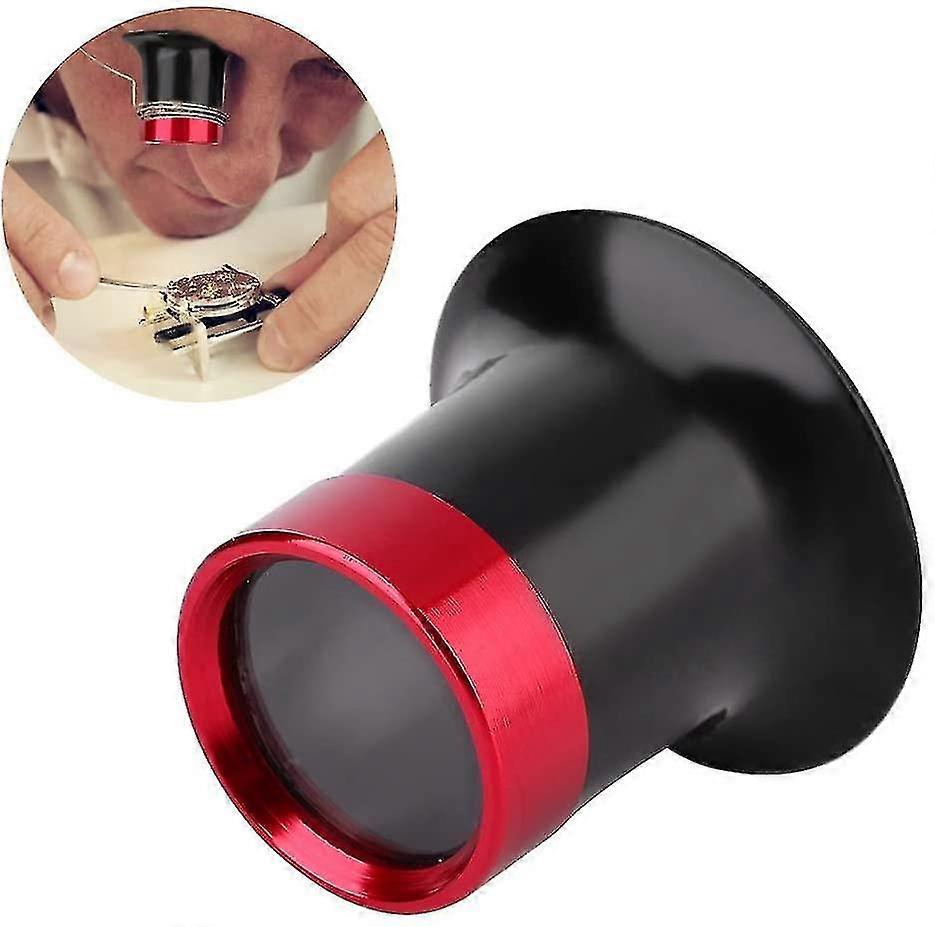 10x Watchmaker Magnifying Glass, Aluminum Alloy Eyepiece Magnifier Repair For Reading All Precision