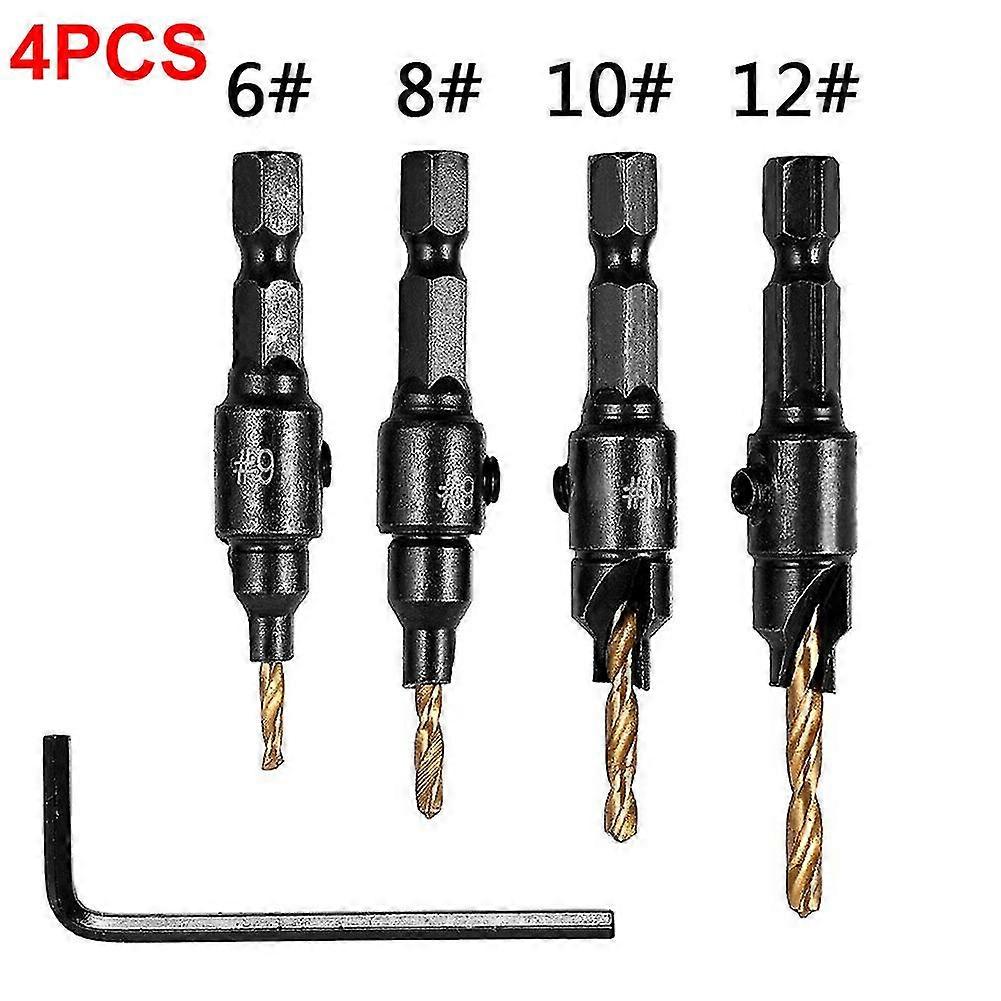 Swagging Tool Drill Bit Set Snappy Tools Quick-change Countersink Drill Bit Set
