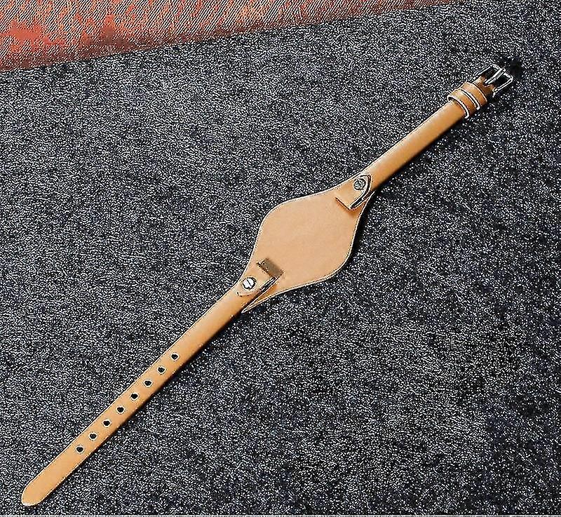 حزام جلدي طبيعي نسائي 8 مم لحزام ساعة Fossil ES2830 ES3565 مع صينية جيدة