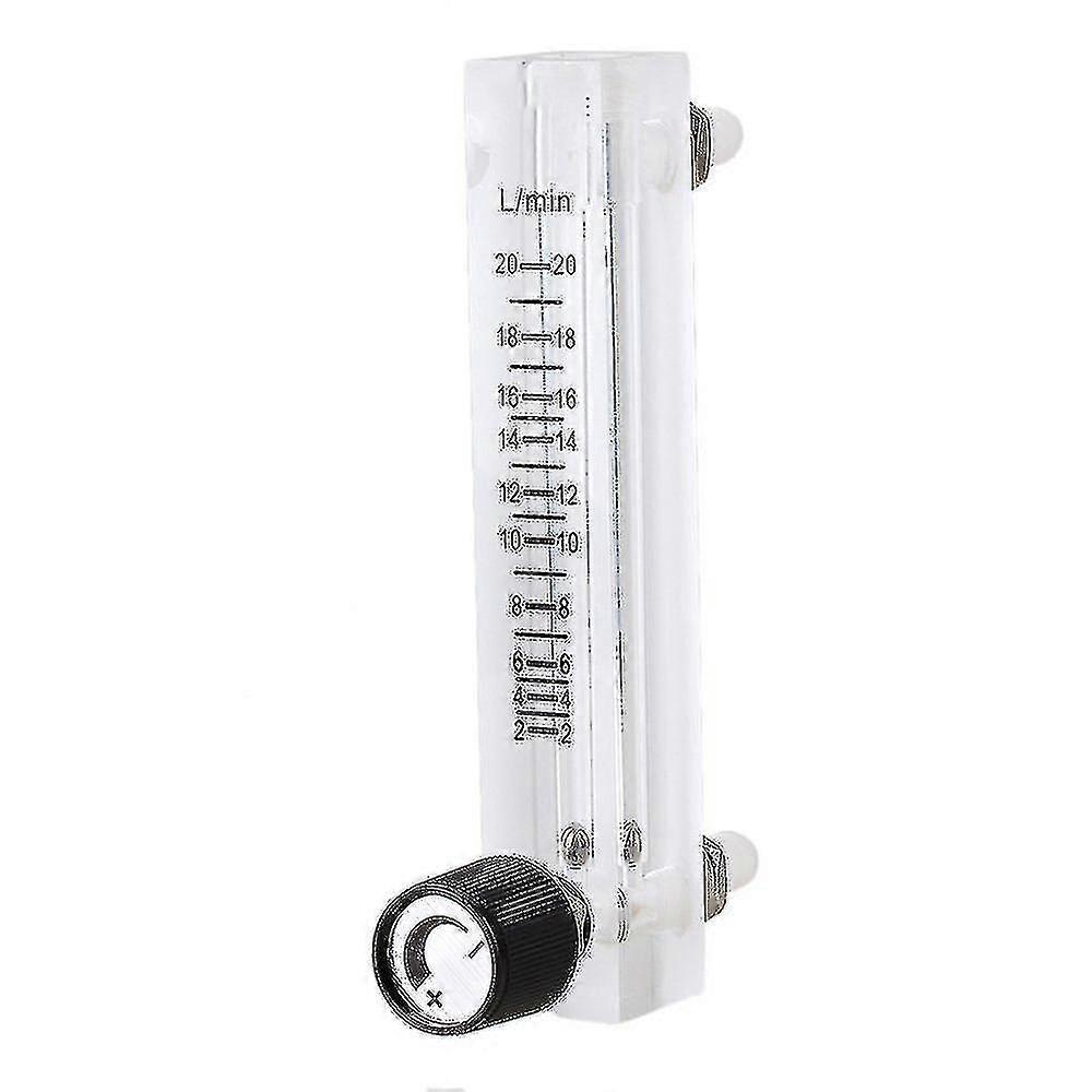 120mm Height Lzq-7 Oxygen Flow Meter 1-20 Lpm For Measuring Oxygen Air(1pcs,white)