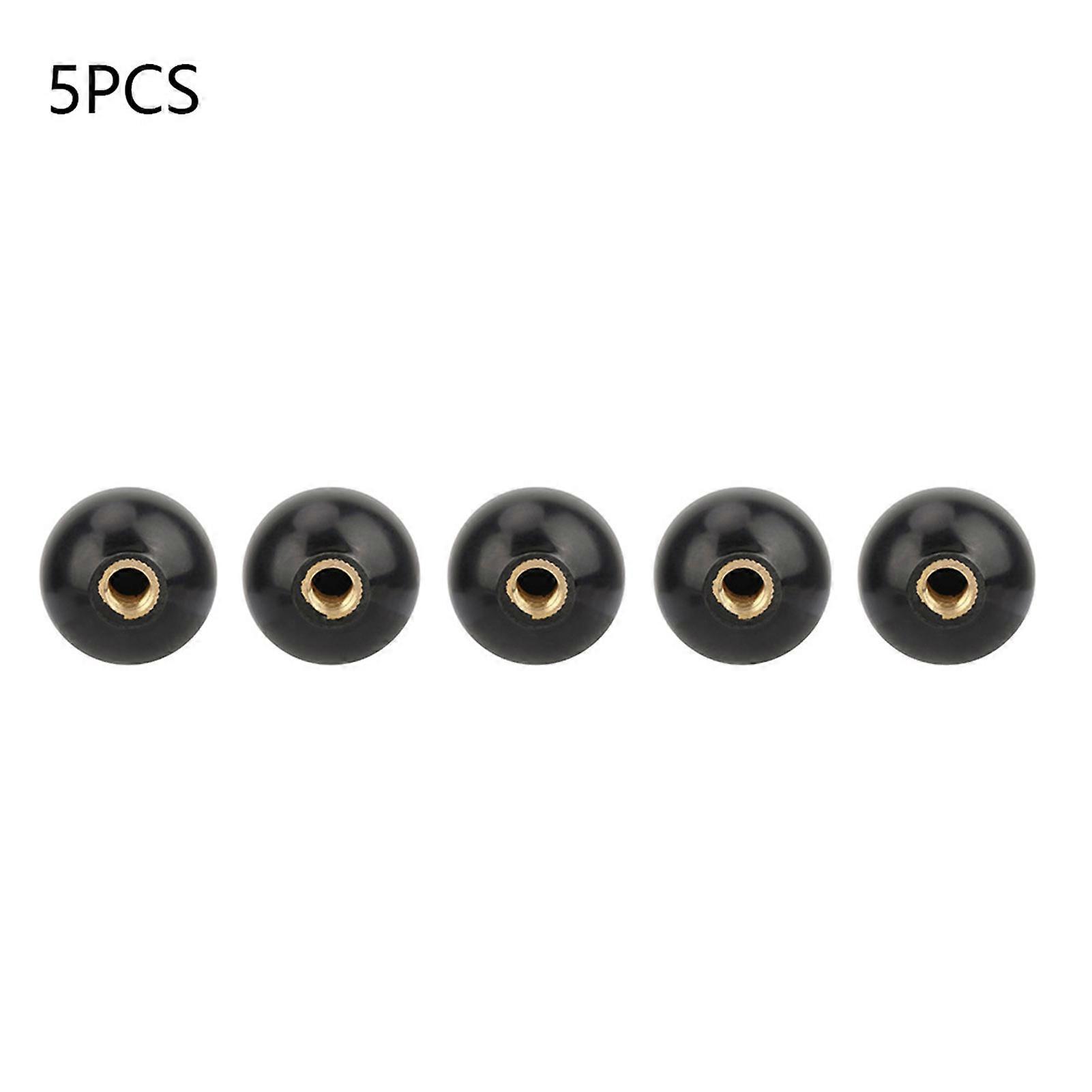 5pcs BM10*32 Built in Copper Screw Nut Round Bakelite Ball Knob Handle