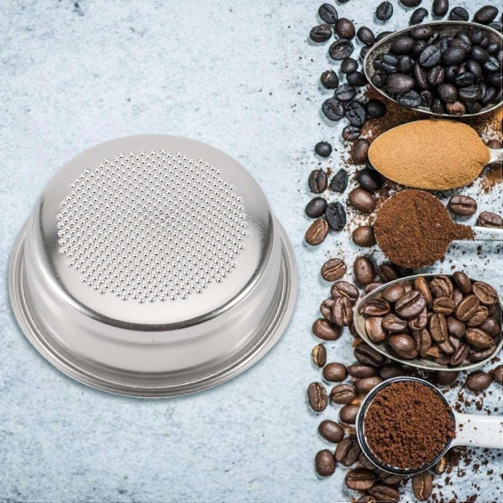 51mm Edelstahl-Filterkorb Für Kaffeemaschine – Wiederverwendbar, Für Single- Oder Double-Basket