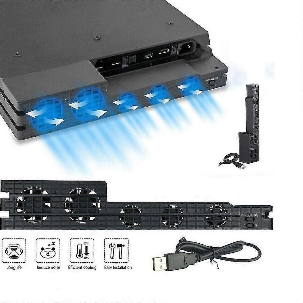 Ps4 pro stand control cooler cooling fan