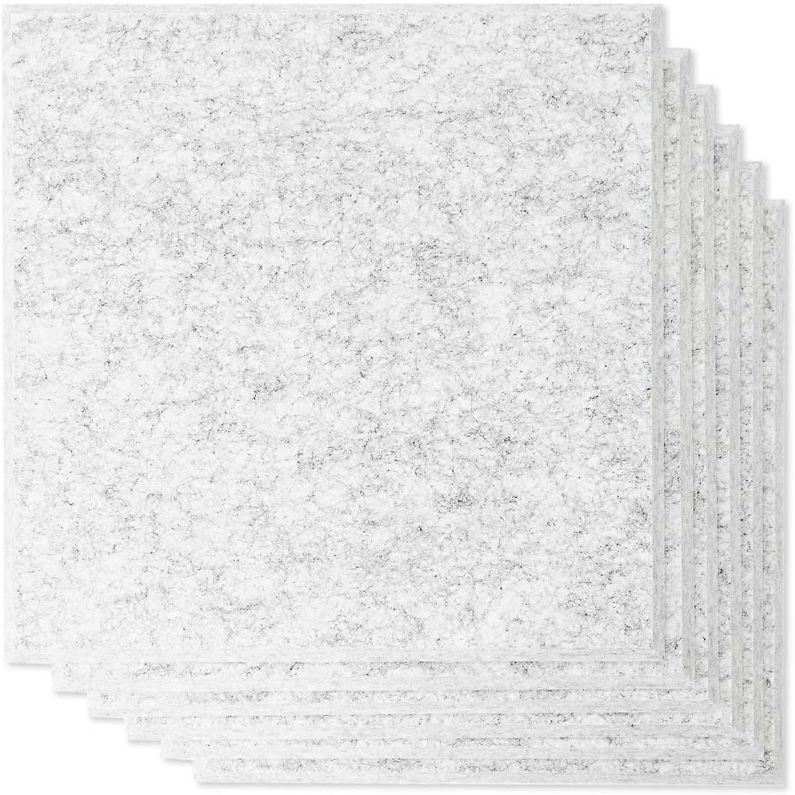 12PCS Acoustic Absorption Panel 12 Inch x 12 Inch x 0.4 Inch Sound Proof Padding for Wall Decoratio