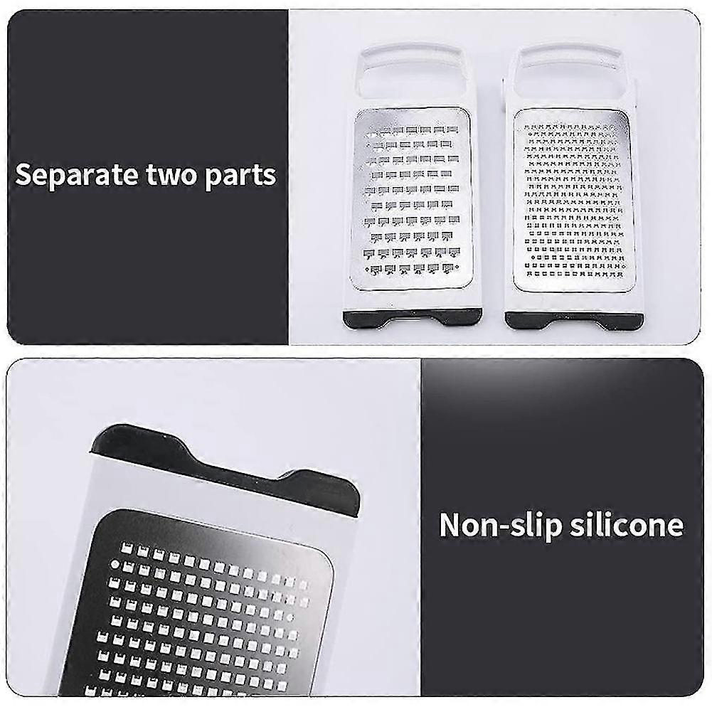 Foldable Cheese Graters, Detachable Handheld 2 Sided Ginger Shredder, Good Grip Cutting Board Tool