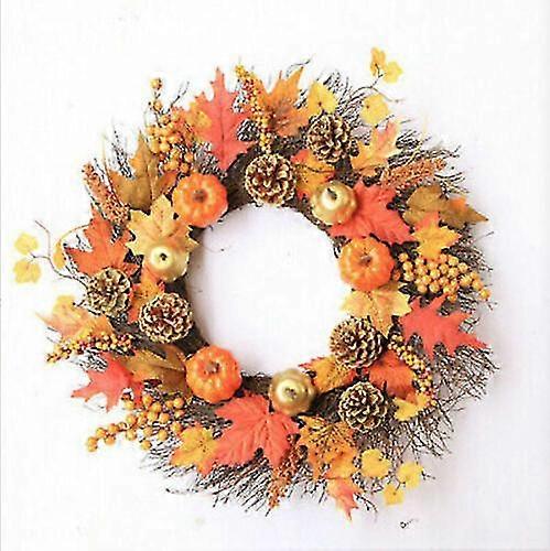 Fall Wreath For Front Door Large Pumpkin Wreath Thanksgiving Wreath Autumn Dcor