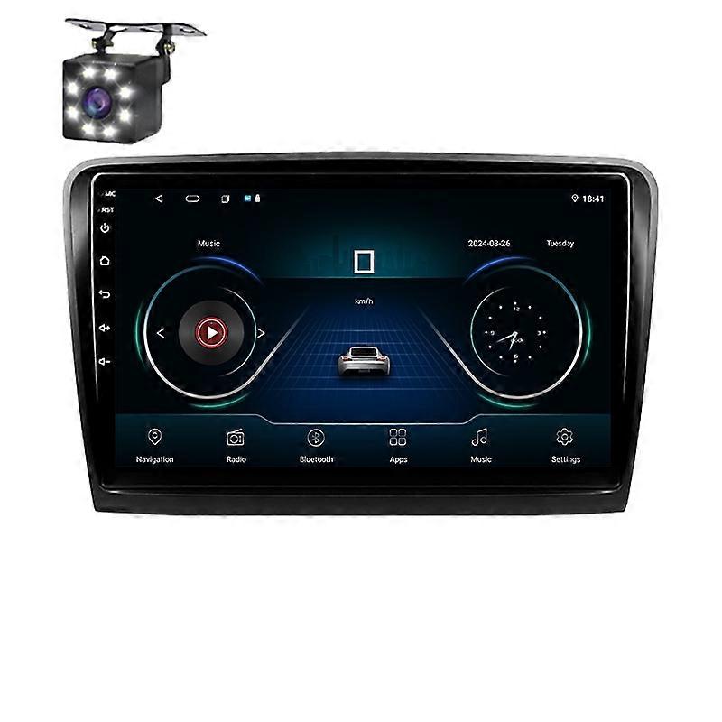 Android Auto Car Radio Multimedia For Skoda Superb 2 B6 2008 - 2015 Wireless Carplay Navigation GPS