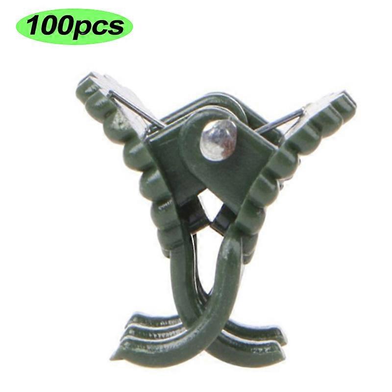 Plant Support Clips Orchid Fixing Clips Flower Lever Loop Gripper Clips For Flower Plant New