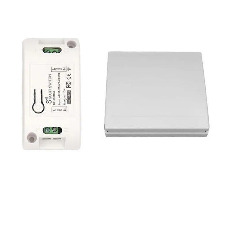 Wenqia 433Mhz switch Universal Wireless Remote Control AC 220V 10Amp 1CH RF Relay Receiver Transmitter for LED/Light/fan lamp