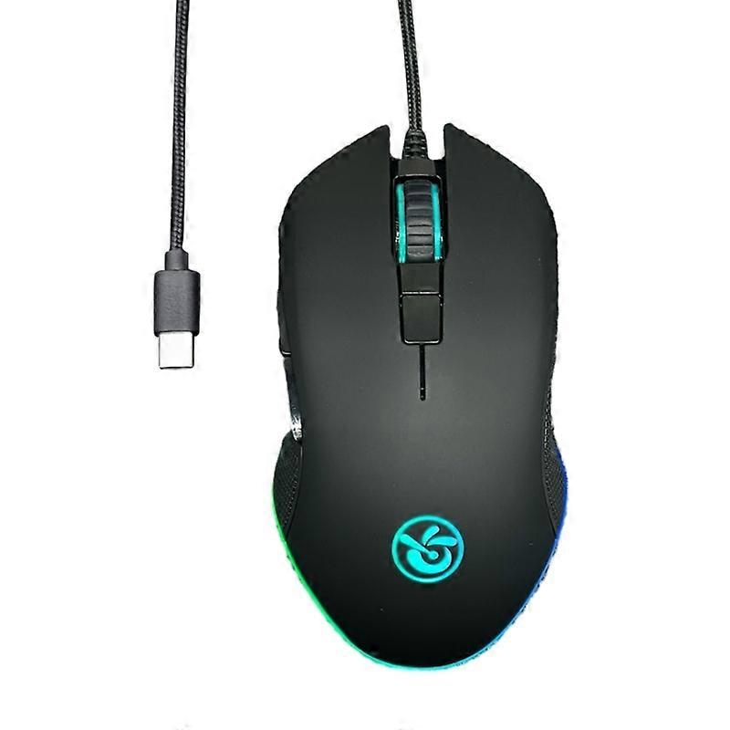 Type C Mouse USB C Mice 6 Buttons 3600DPI, for Multiple Type C Devices