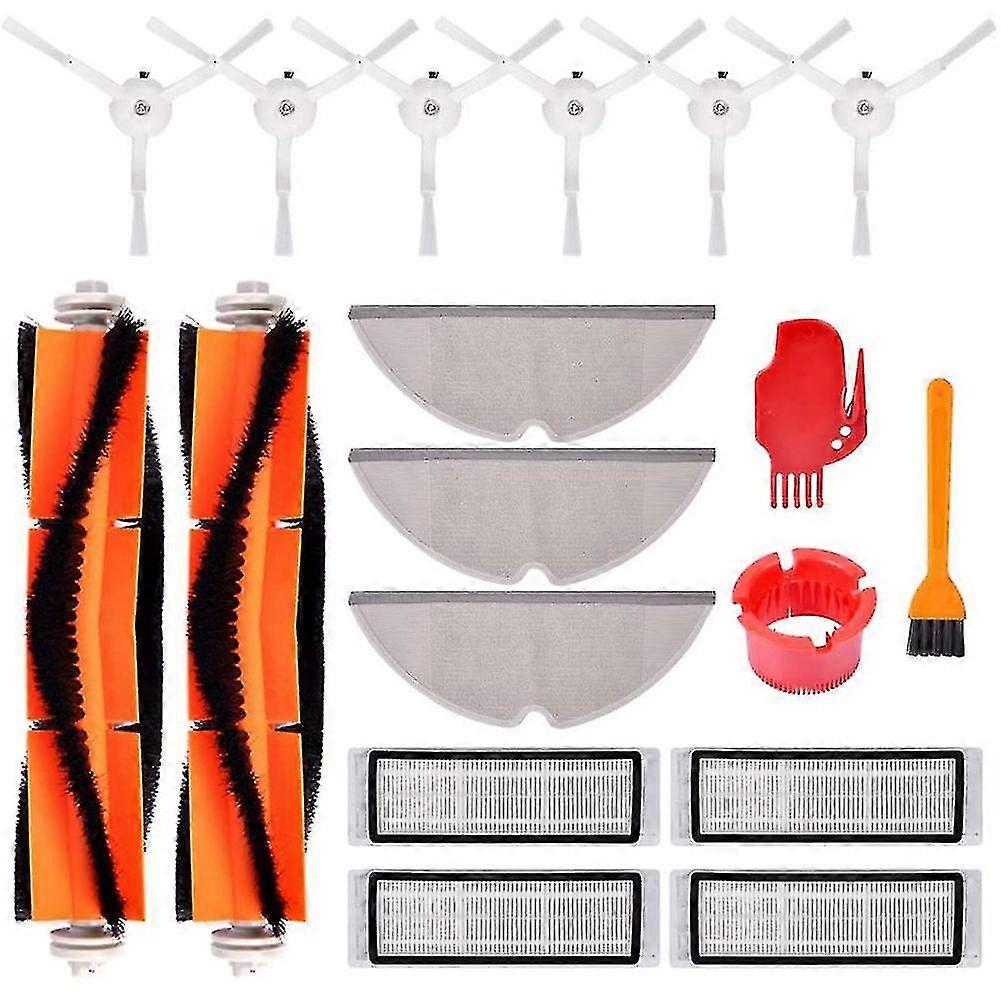 18pcs Accessory Kit Compatible With Xiaomi Mijia Roborock E35 E25 E20 S50 S5 S6