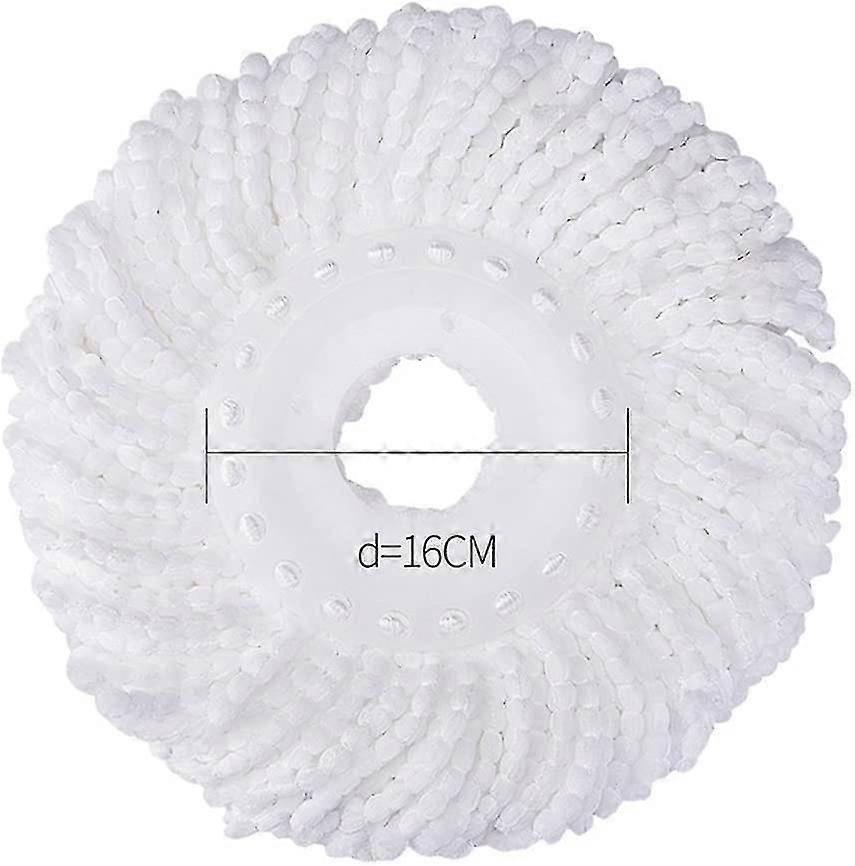 3 Pack Hurricane Spinning Mop Replacement Heads Mop Head Replacement Mop Head Replacement - 3pcs White