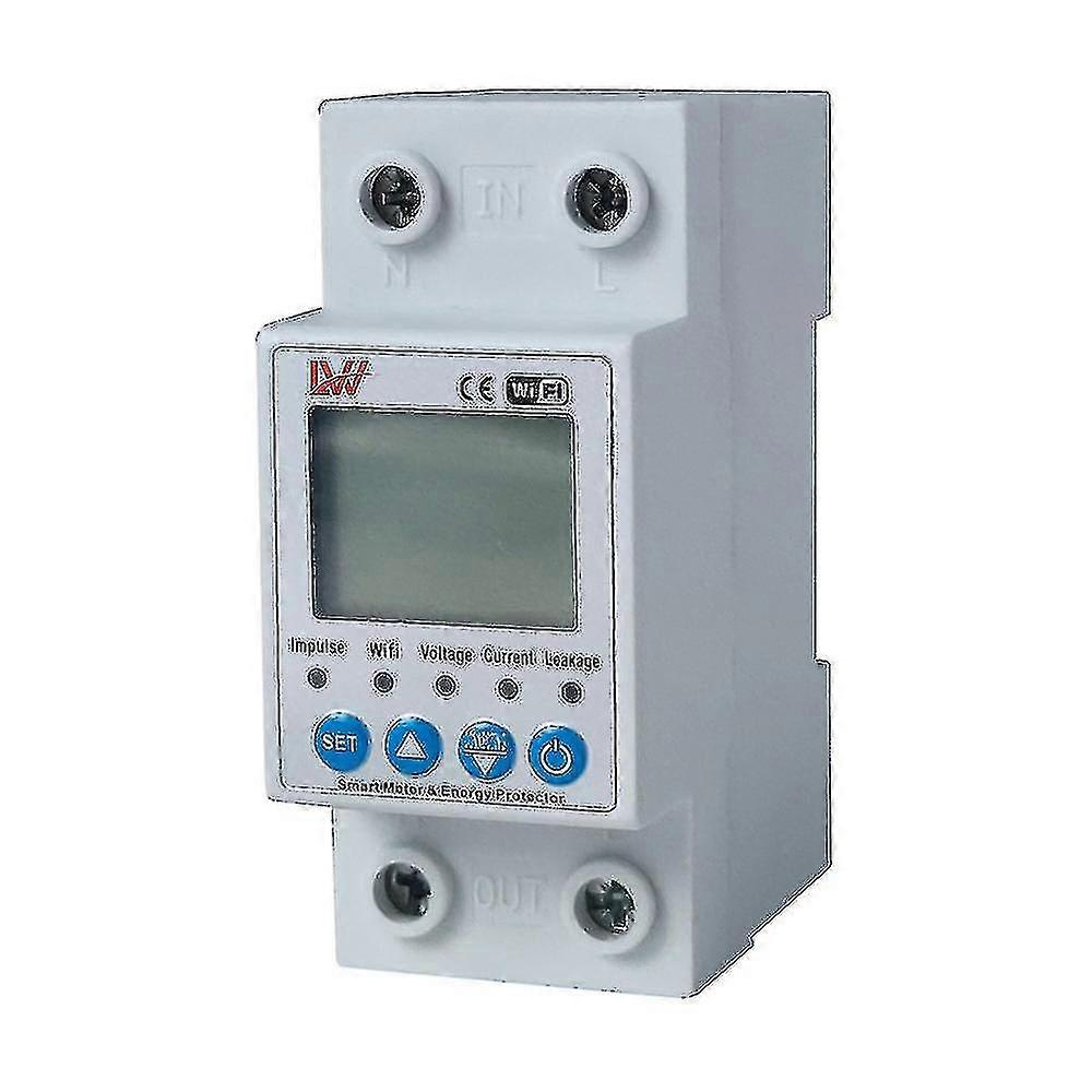 Automatic Reclosing Leaka Protector Adjable Electric Source Protecting Ce Lcd Display With Metering Funct