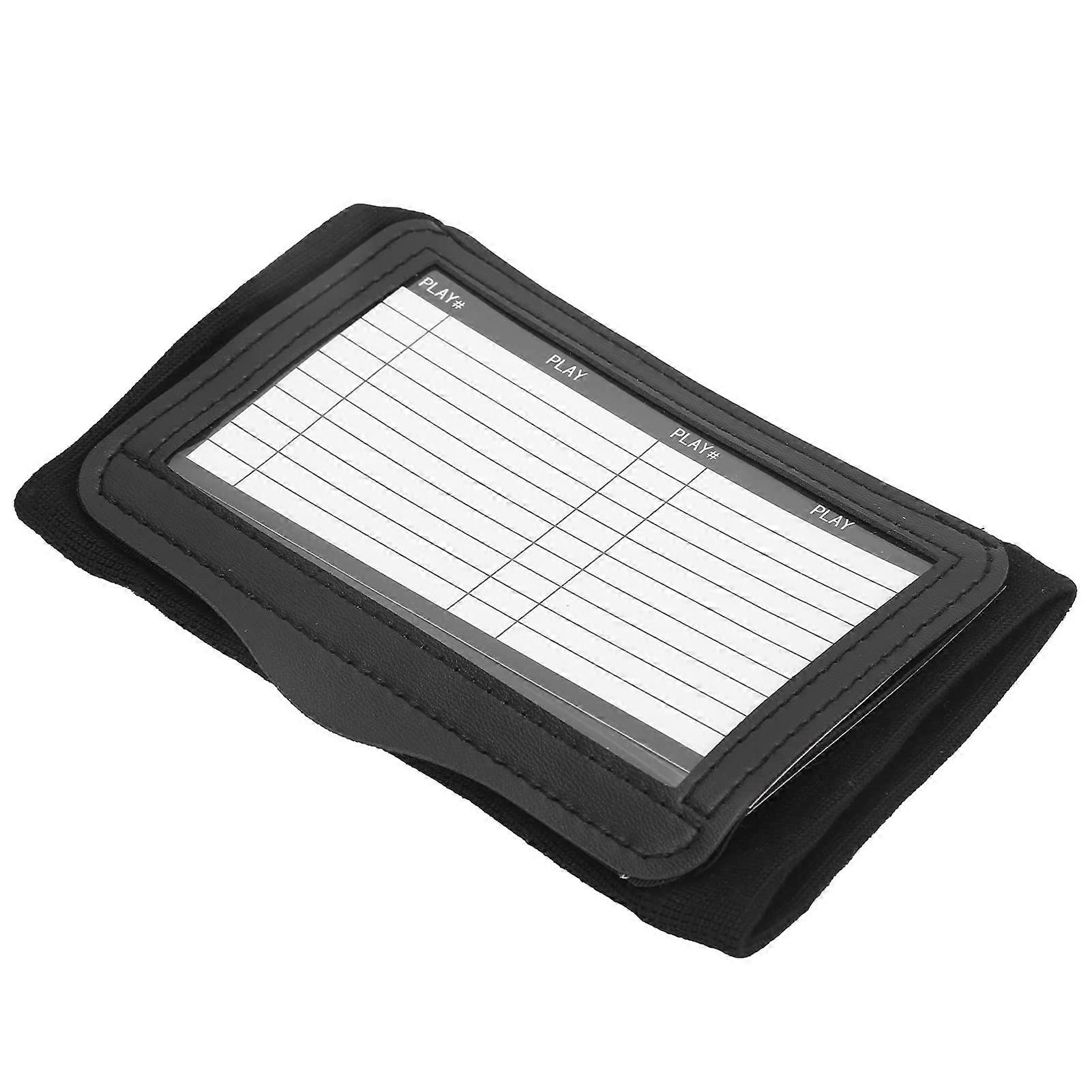Sports Playbook Wristband Wrist Sheet Coach Football Card Holder Wristband Notepad for Various Sports