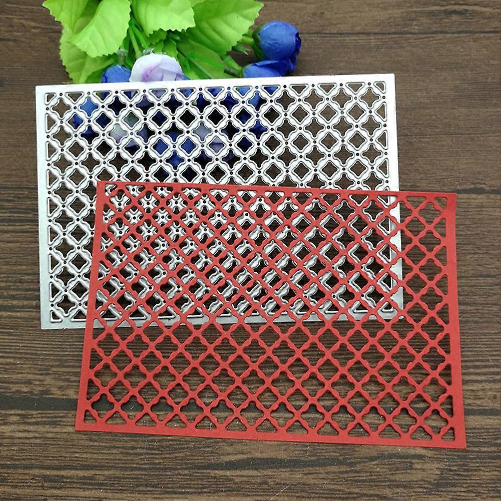 Rectangle Grid Frame Cutting Dies Scrapbooking Mold Paper Card DIY Stencil Decor