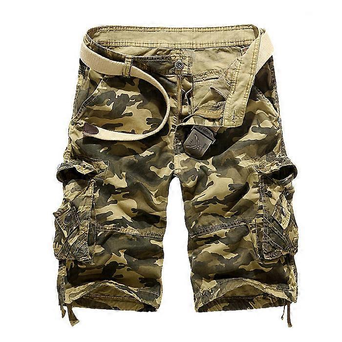 Mens Cargo Shorts Pants Casual Army Military Camo Combat Army