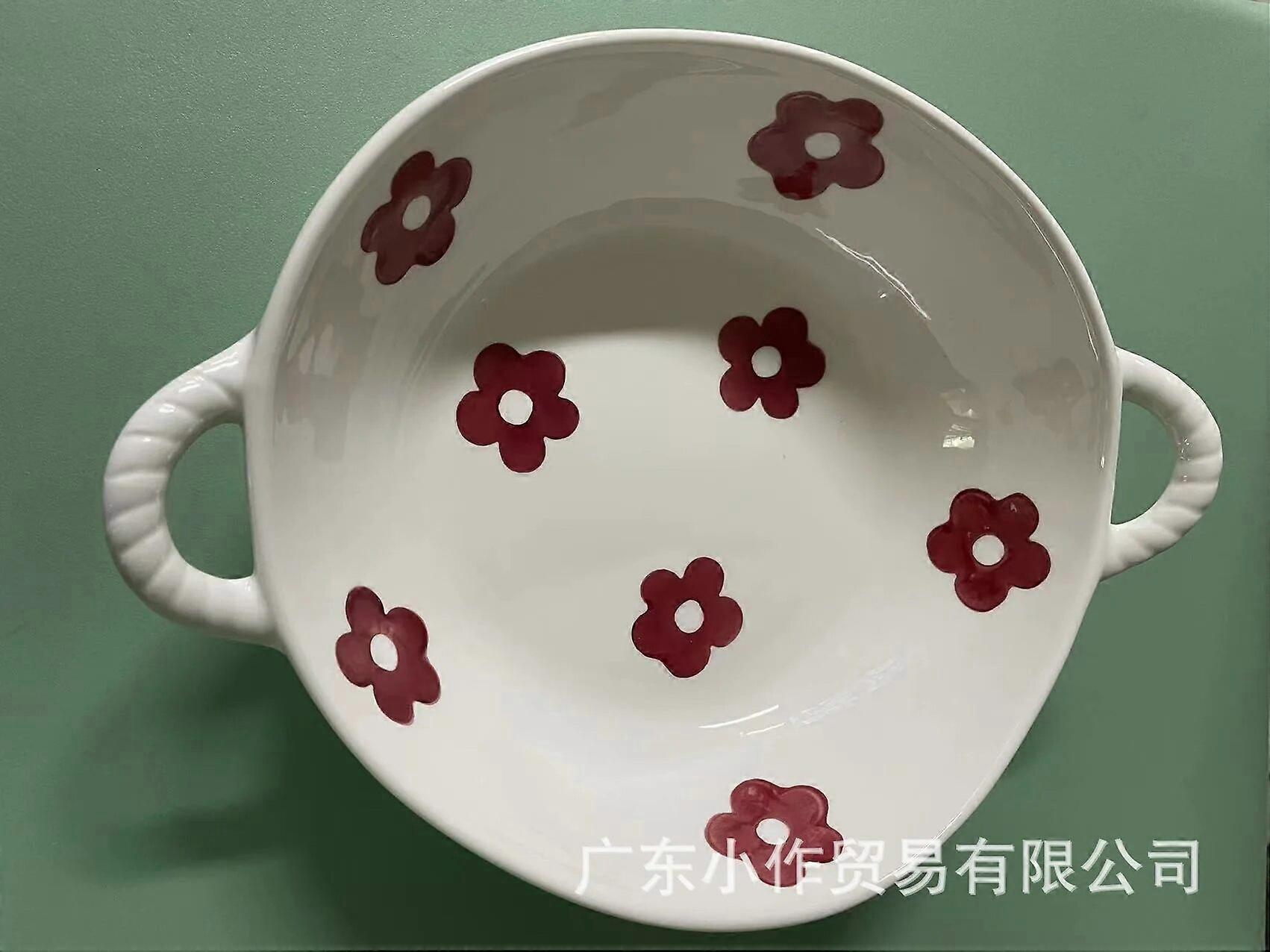 Szerelem kerámia saláta tál reggeli étel finom kávécsésze szív alakú gyümölcs desszert tál fagylalt csésze edények étel desszert tál