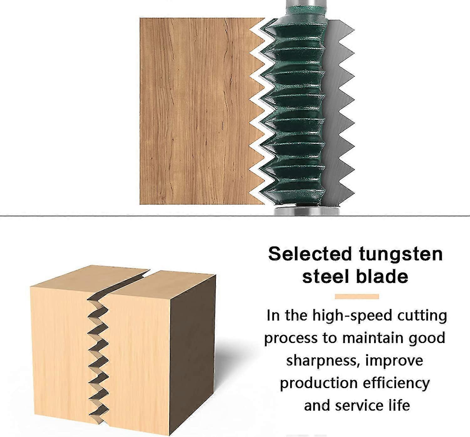12mm Multi-tooth Router Bit, High Hardness Milling Cutter Effective ...