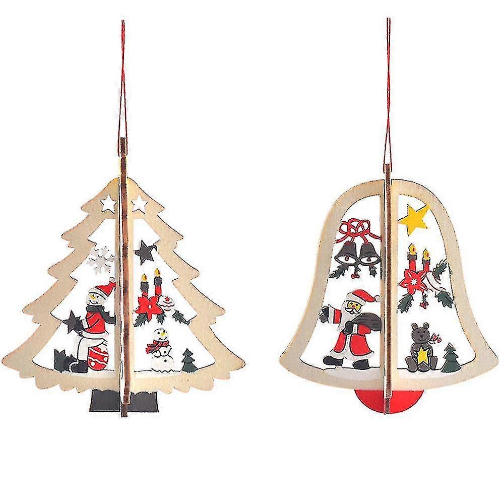 Halloween String Lights Decorations, Wooden Atmosphere Lights, For Party Or