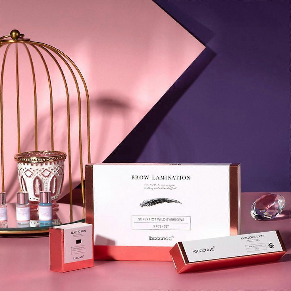 Eyebrow Lift Lamination Kit with Styling Stick Trendy with Eyebrow Comb Starter Kit for Brow Perming Eye Makeup Professionals Novices Women