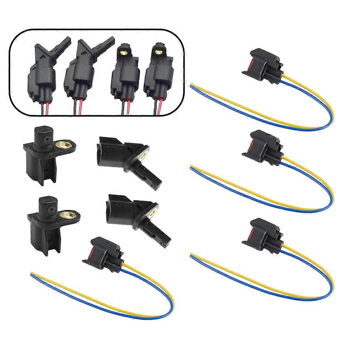 ALS1090 ABS3431FLR BP4K43701 ALS1839 1 セットスピードセンサー、ピグテールコネクタ付き、フォードジャガーリンカーンボルボマツダ ABS ホイールに適合