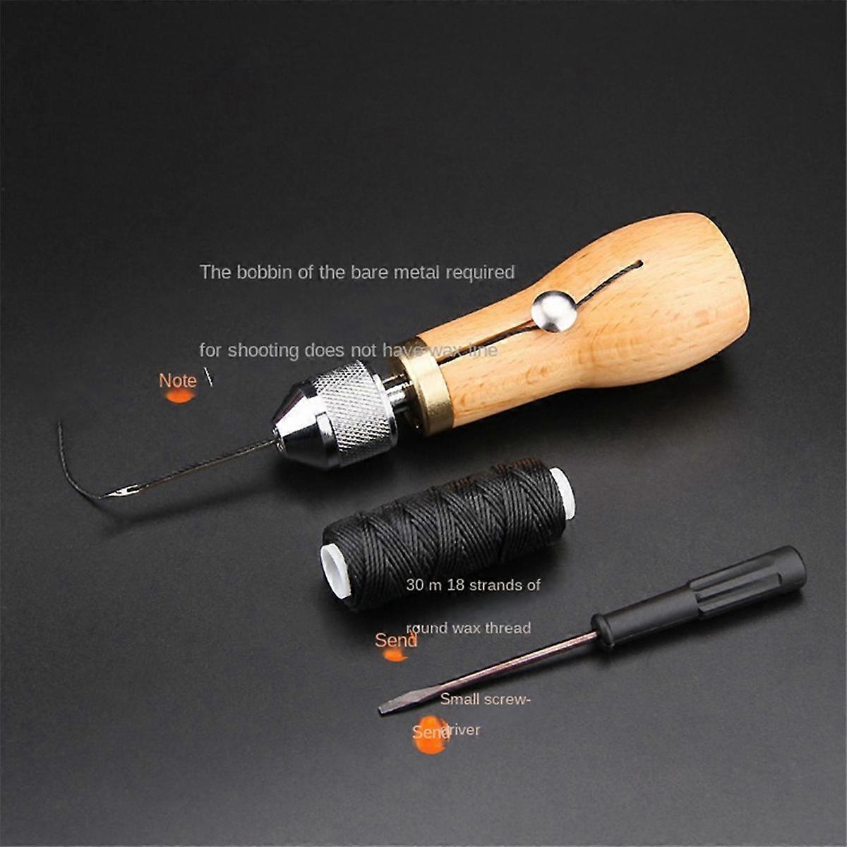 Leathers Hand Sewings Machine Sewings Machine Manual DIY Single Needle Sewings Awl Sewings Tool