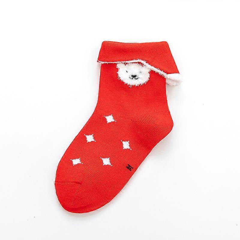 جوارب عيد الميلاد ، رجل الثلج ، دب للأطفال (2 أزواج - 2 أنماط