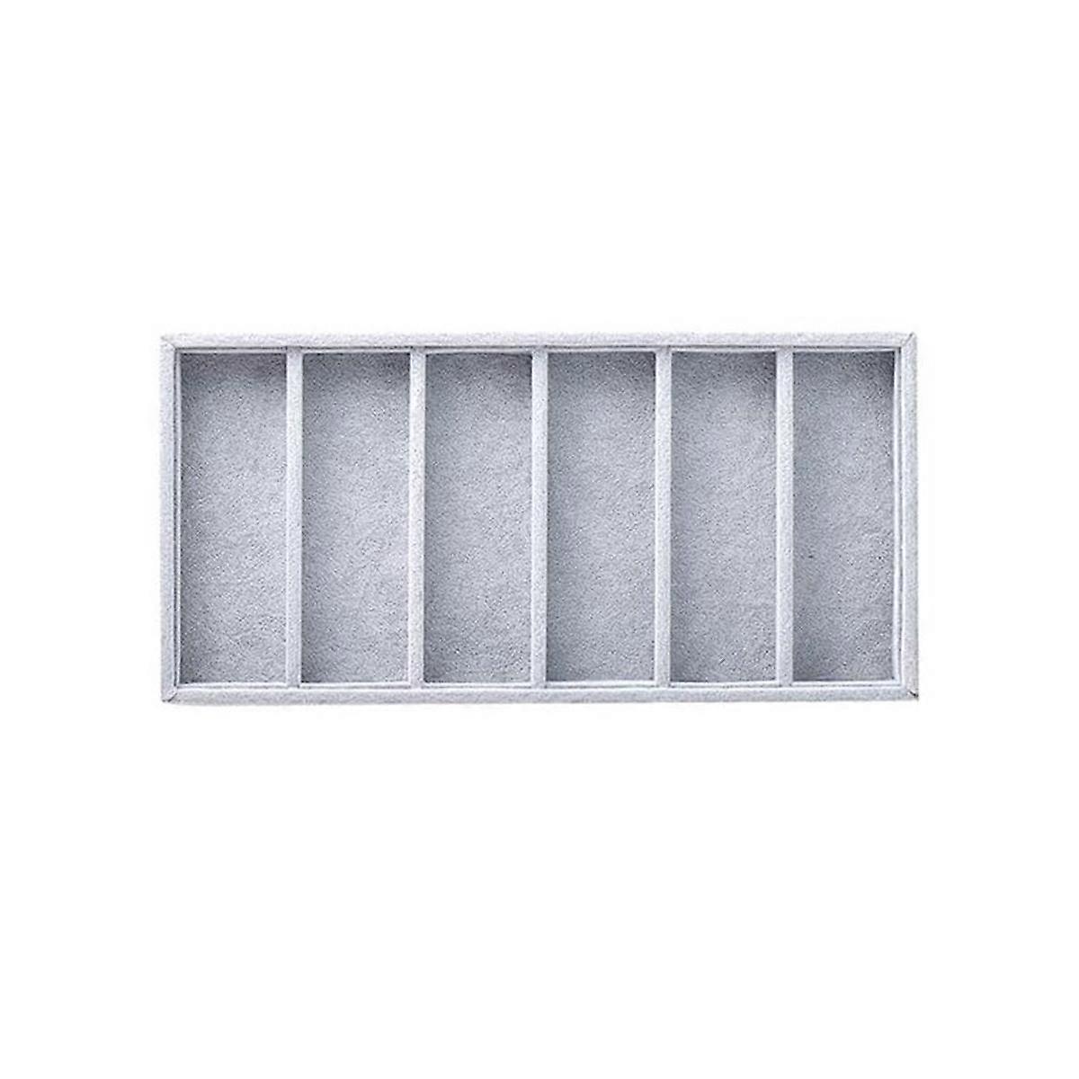 1Pcs 6 Slot Glasses Display Box, Glasses Organiser Sorting Box, Glasses Display Jewellery Organiser Tray, A
