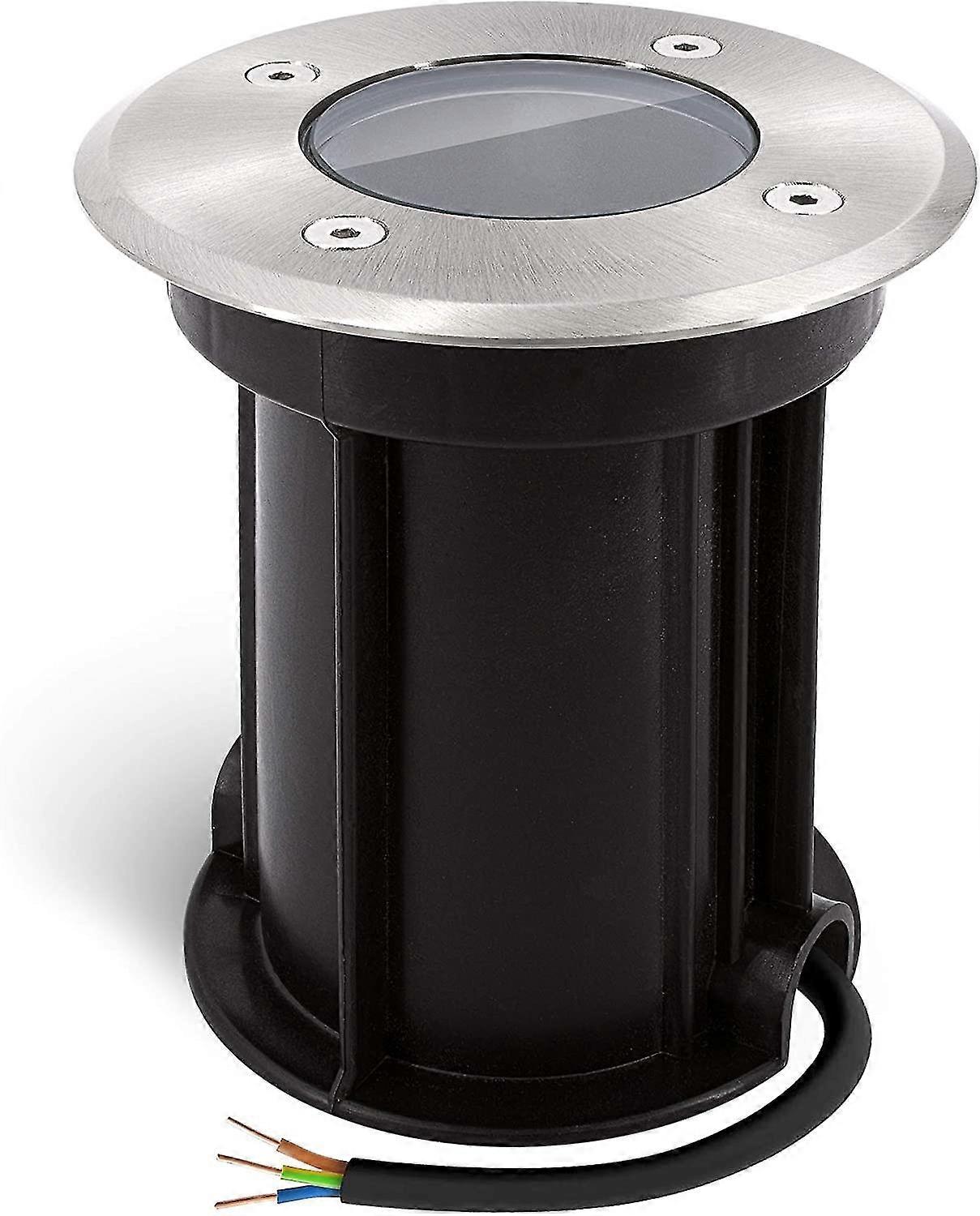 Peut remplacer la source de lumière Lampe enterrée Gu10 Paysage de jardin extérieur Éclairage imperméable à l’eau Lampe au sol Lampe enterrée LED en acier inoxydable