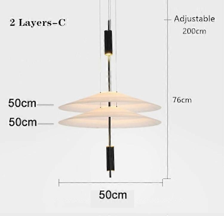 الشخصية الحديثة LED شنقا مصباح الصحن الطائر ديكور المنزل الدنمارك مصمم طاولة طعام بار غرفة المعيشة UFO قلادة أضواء