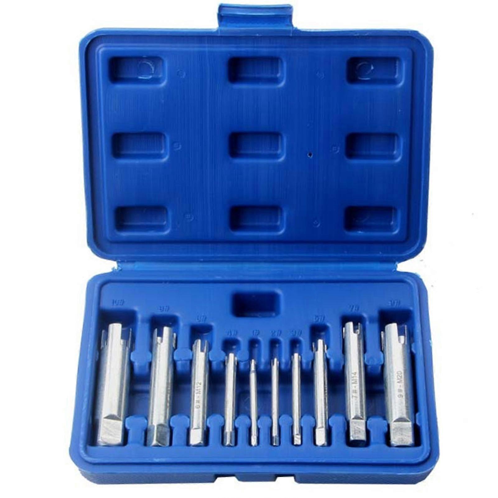 10pcs Broken Thread Extractor Screws Manual Tap Broken End Removal Tool