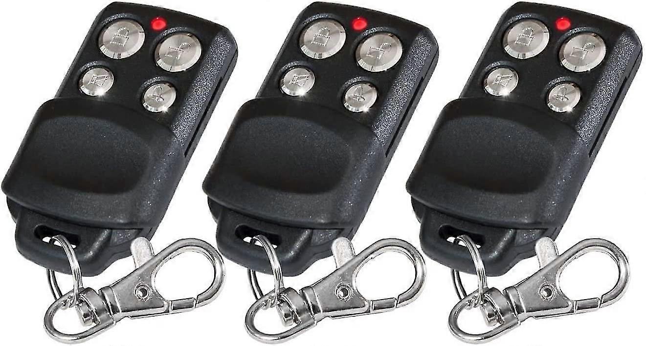 3pack 433.33 Mhz Rolling Code Replacement Remote Controls 3pack Of Top Quality
