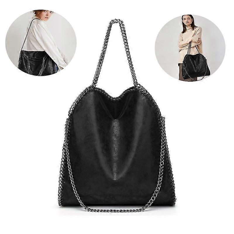 Damväskor Axelväskor Moderiktiga Axelväskor Kedjeväskor Moderiktiga Bärbara Vävda Handväskor med Kedja