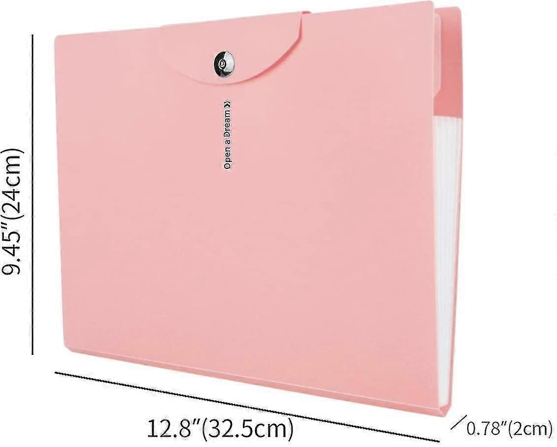Document folder A4, compartment folder A4 Expandable Portable File folder A4 Compartment folder A4