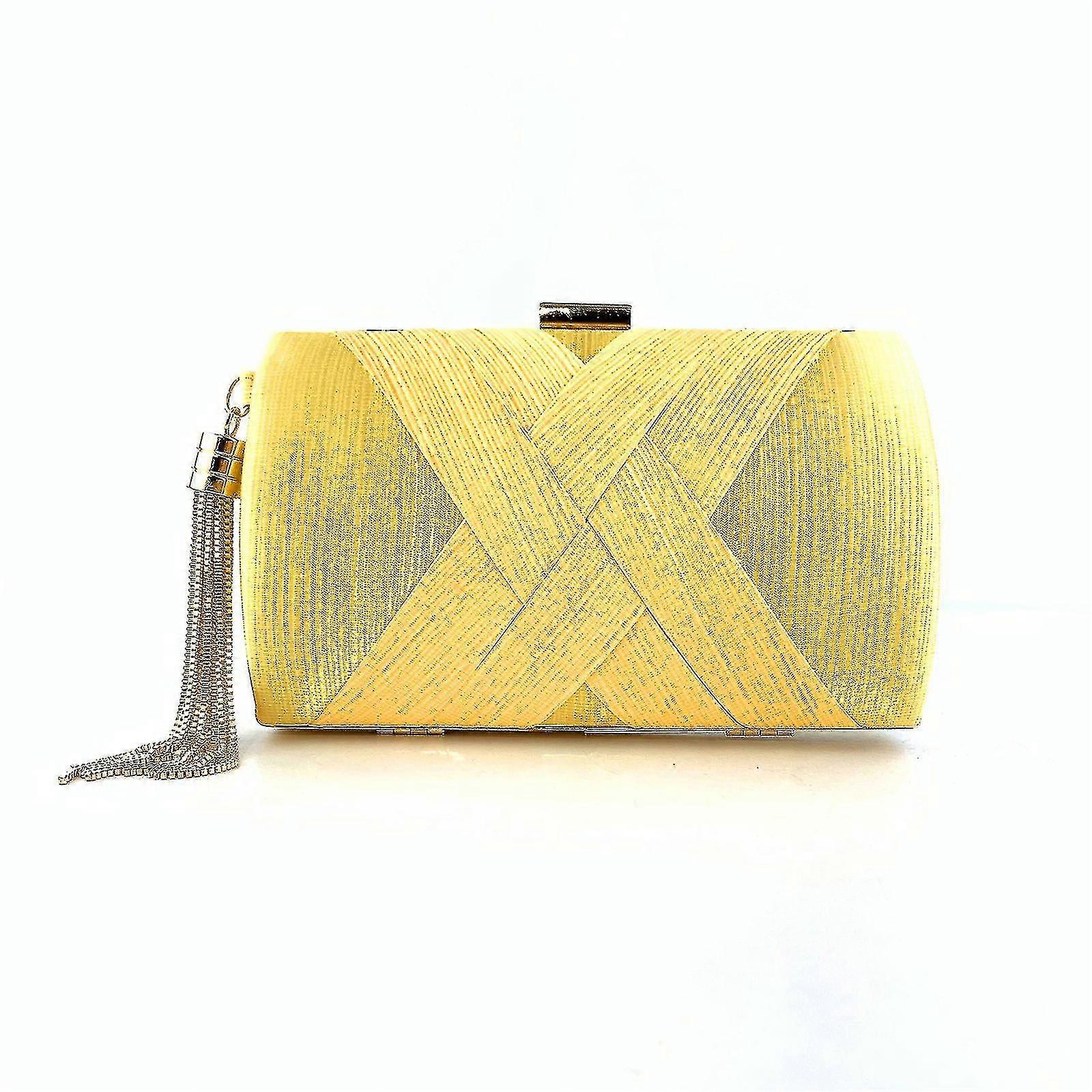 Damhandväska i satin för afton