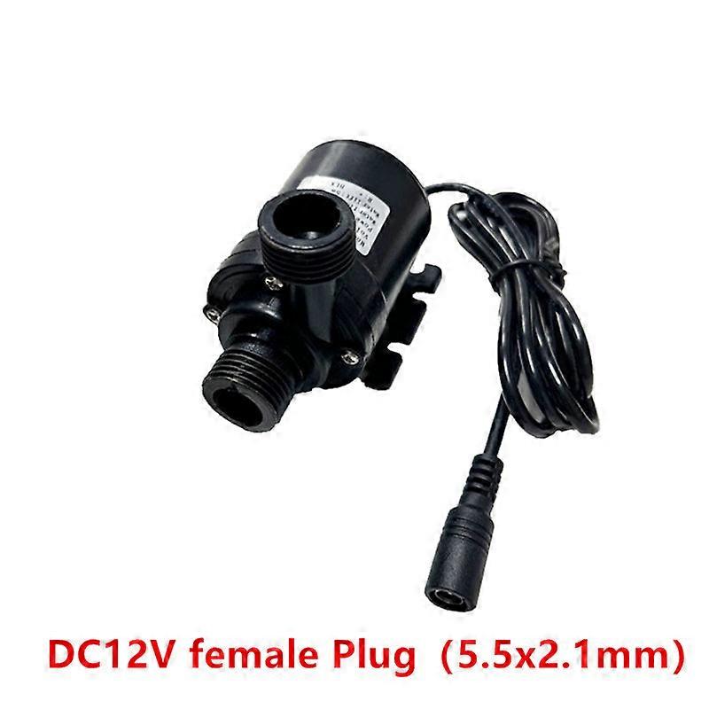 Pompa wodna 12V DC 24V Mini mosiężna szybkozłączka Bezszczotkowa grzałka Solarne pompy ciepłej wody 1/2 " Pompa zatapialna do akwarium
