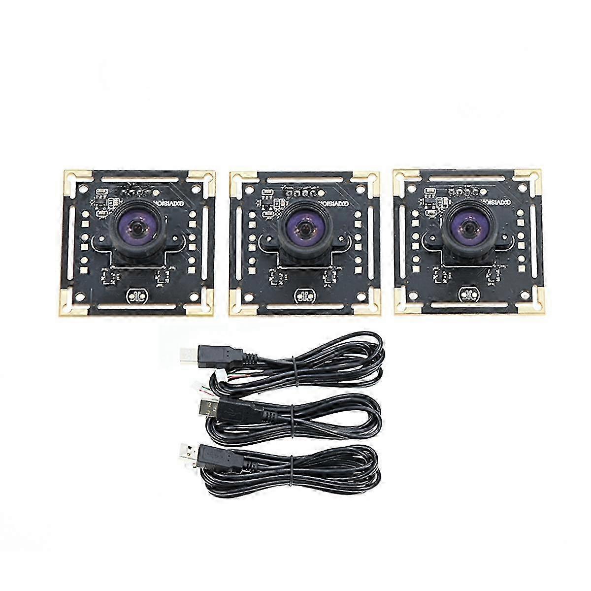 3PCS Camera Module 100 Degree OV9732 2M Cable 1280x720 30fps,Compatible compatible with Autodarts.Io,USB Drive