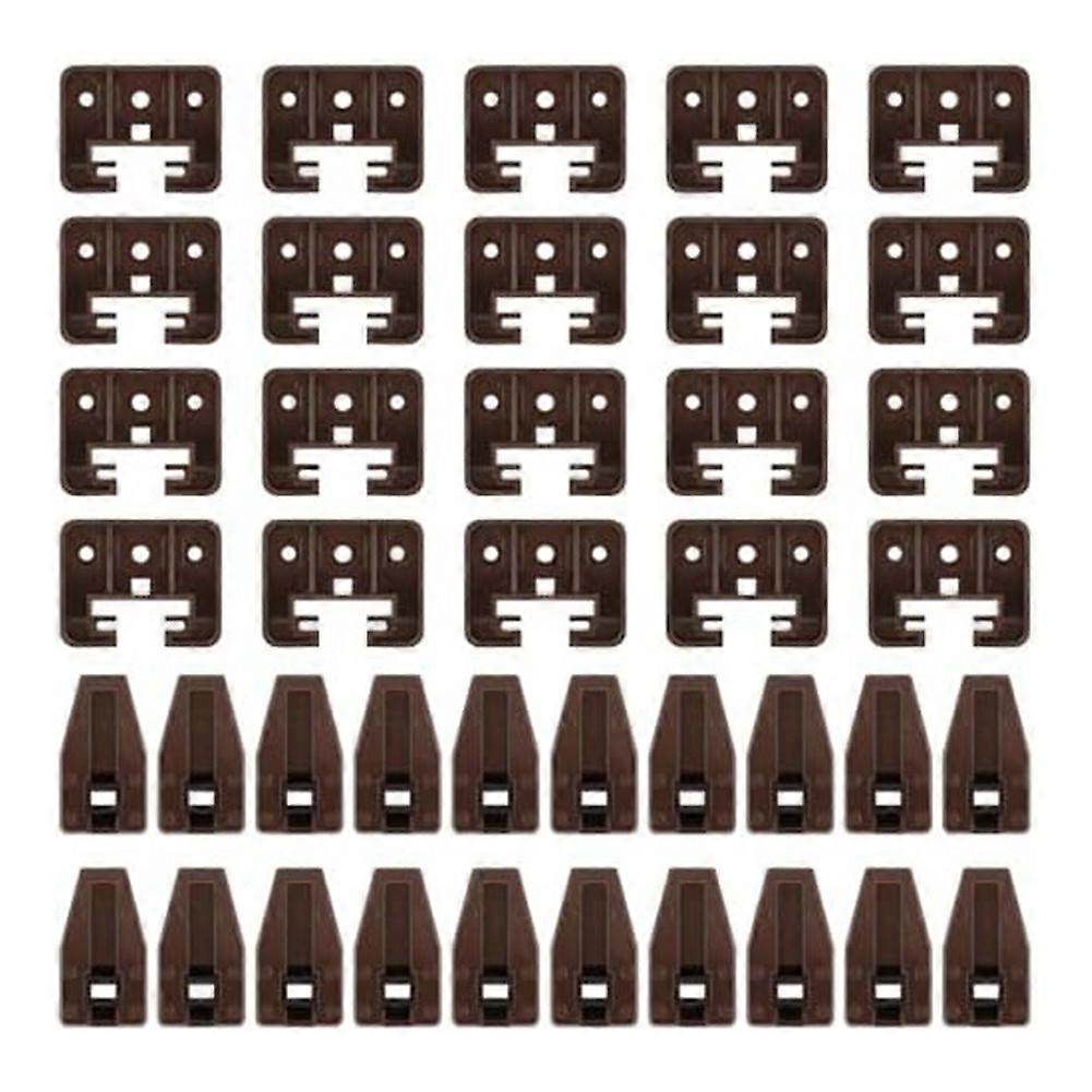 20Set Drawer Slides and Guides Drawer Replacement Part Undermount Drawer Slides Stopper for Center