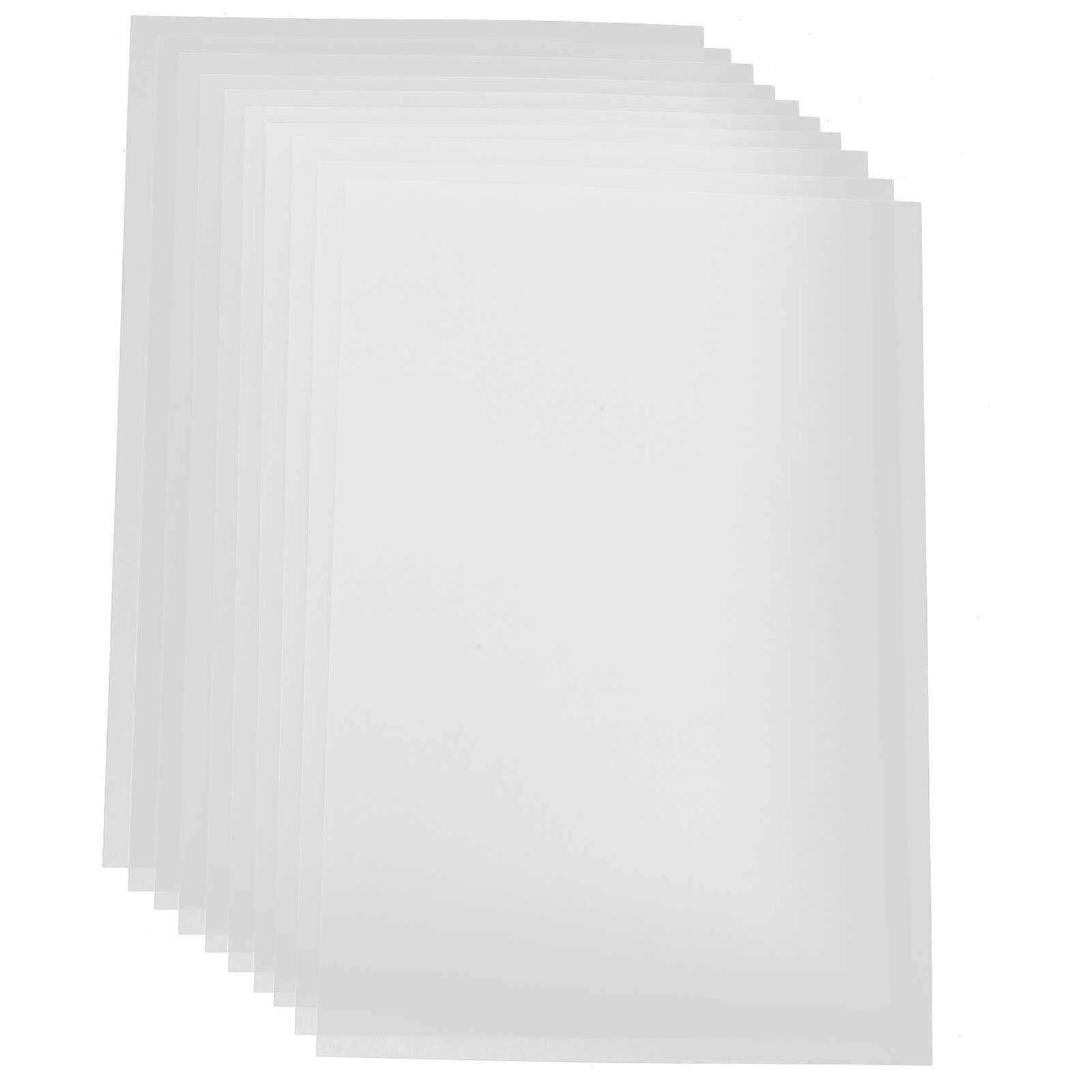 10pcs Heat Shrink Plastic Sheets Multi-use Heat Shrink Sheet Cuttable Heat Shrink Sheets DIY Supply