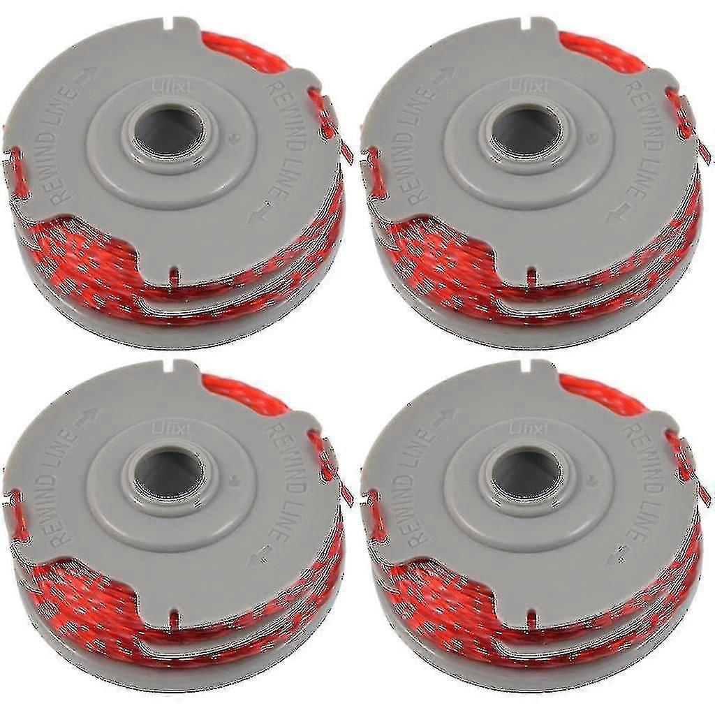 4 X Trimmer Strimmer Spool Amp; Line Double Autofeed Compatible Flymo Fly021