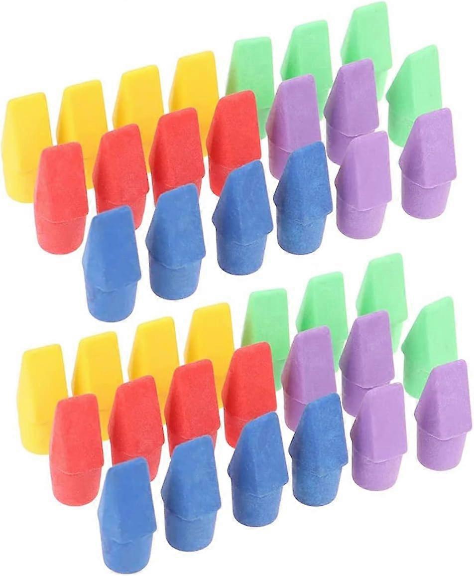 100 pieces eraser caps eraser toppers tips erasers