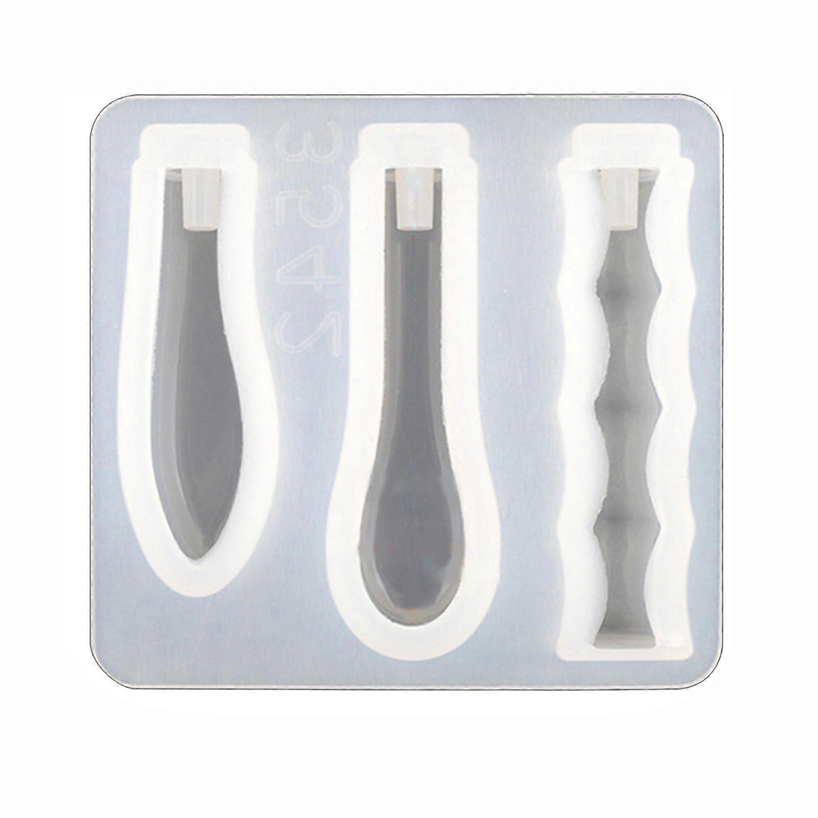 Creative Casting Mold Resin Paddle Mold Knife Fork Flat Shovel Silicone Molds