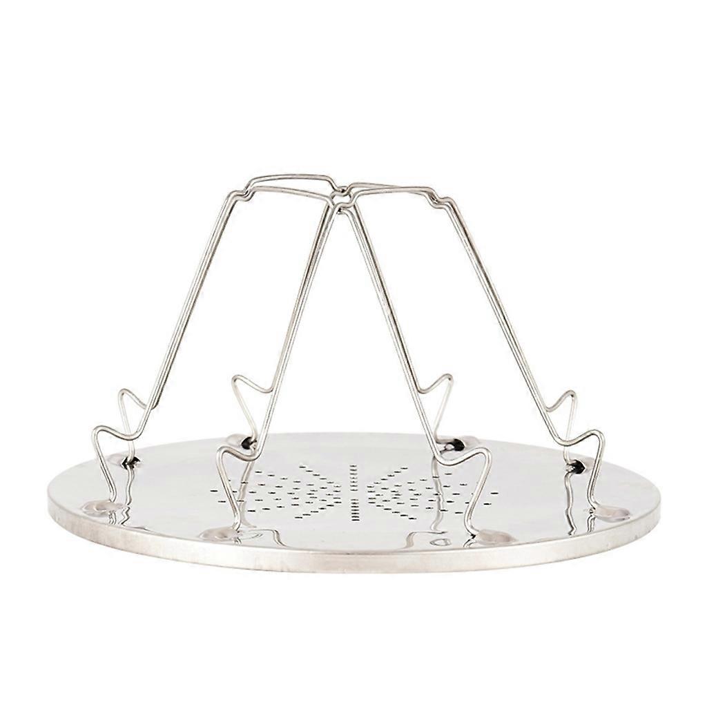 Stainless Toaster Rack, Foldable Cooking Toast Rack Bread Porous Tray Camping