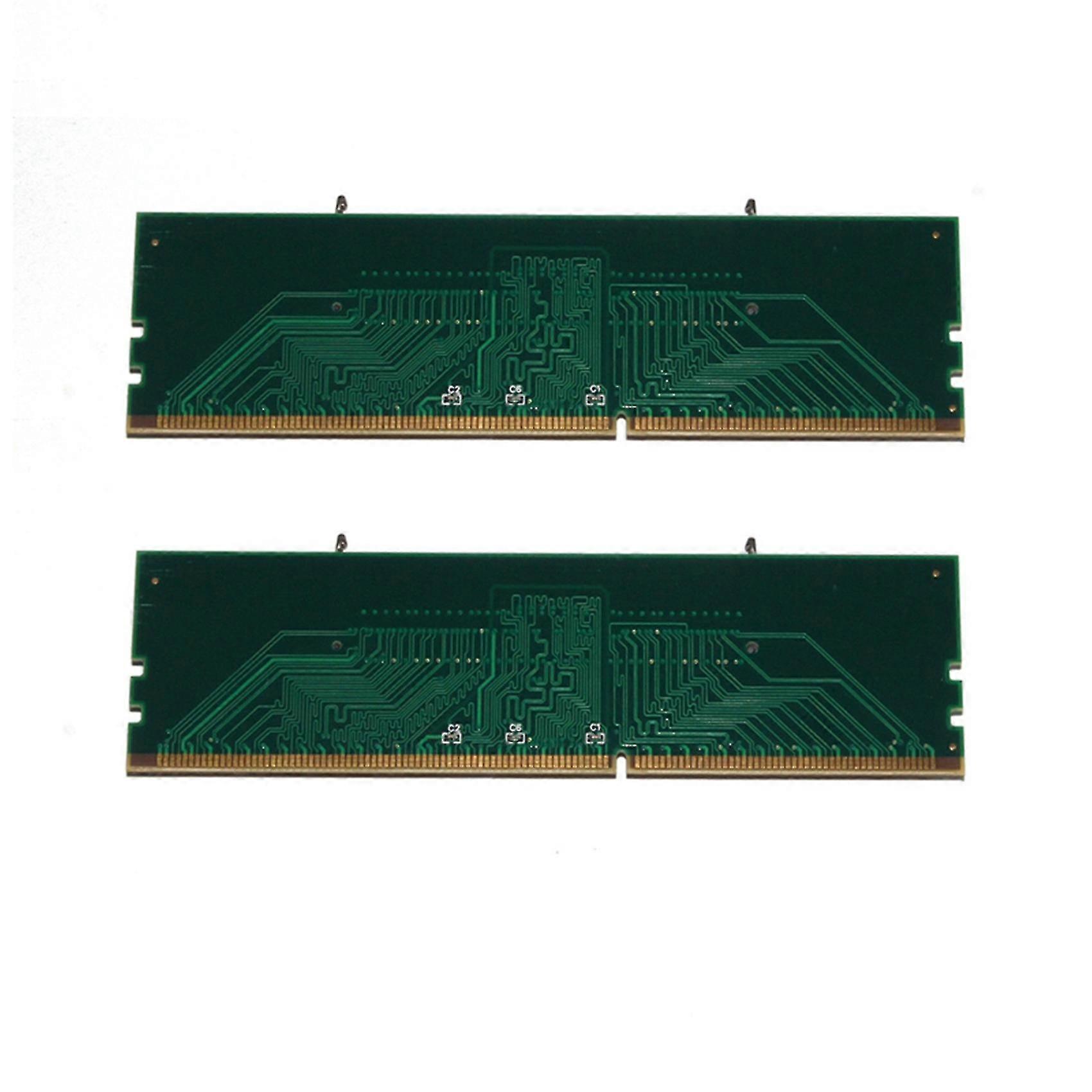 2x 1.5v Ddr3 204 Pin Laptop So-dimm To Desktop Dimm Slot Memory Adapter