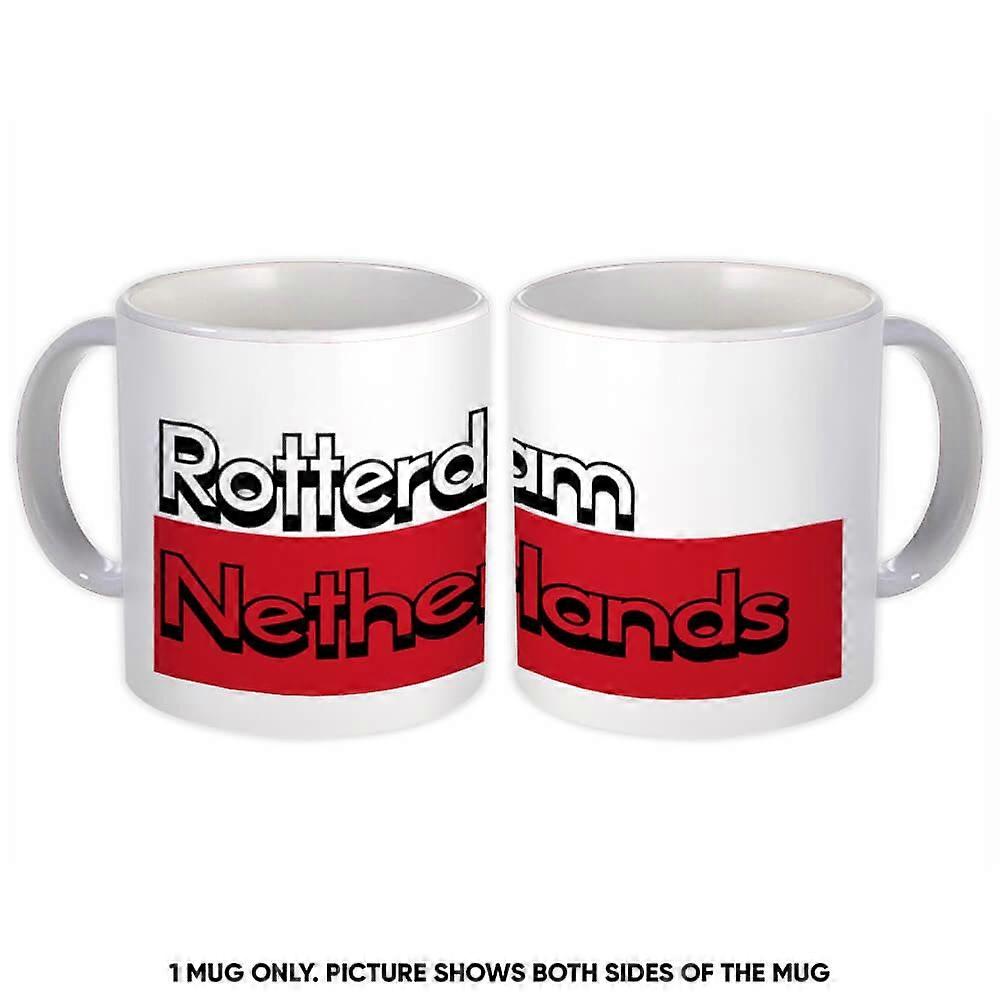 Gift Mug: Rotterdam Netherlands Rectangle
