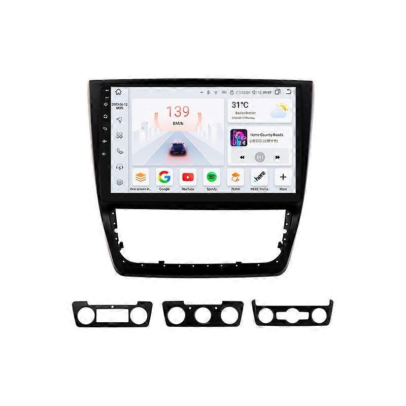 2 Din For Skoda Yeti 5L 2009 - 2014 Carplay 4G WIFI Android Auto Car Radio Player Stereo Car Multimedia Video player GPS Navigation DSP RDS