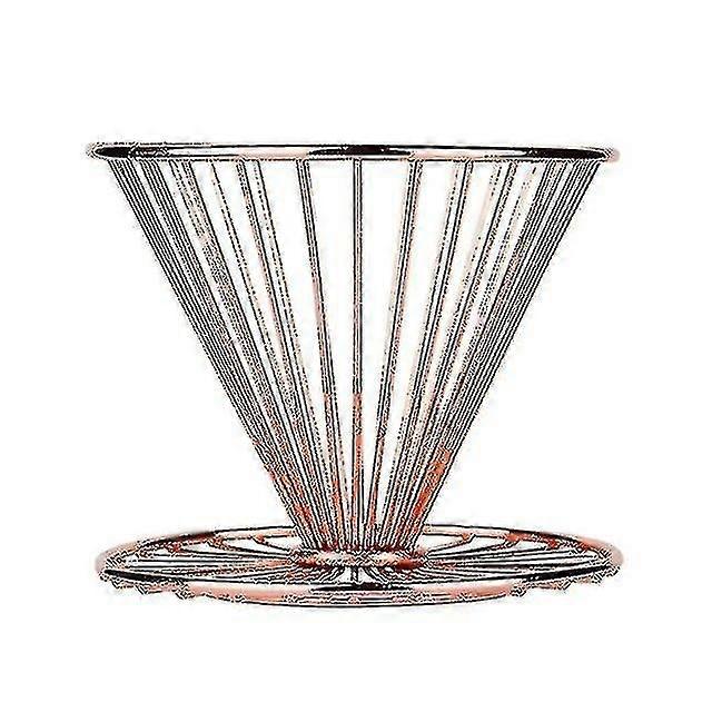 Coffee Hand Filter Holder With Base V Shaped Tea Filter Mesh Drip Filter