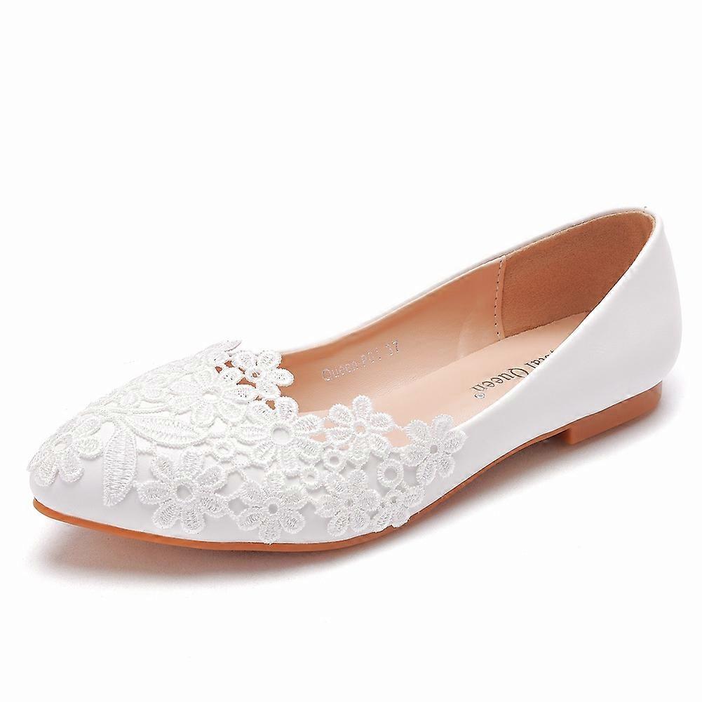 Flat Lace Wedding Shoes