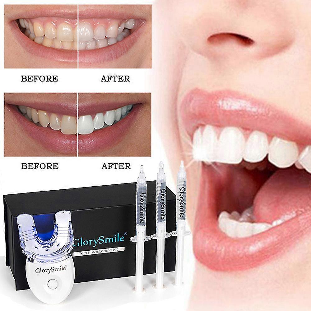 Teeth Whitening Light Strong Teeth Whitening Bleaching Gel Tray Kit